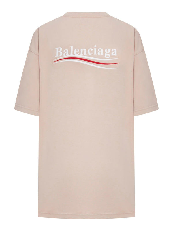 Balenciaga Large Fit T-shirt Embro Pol Campgn Vntge Jersey - Women - Piano Luigi