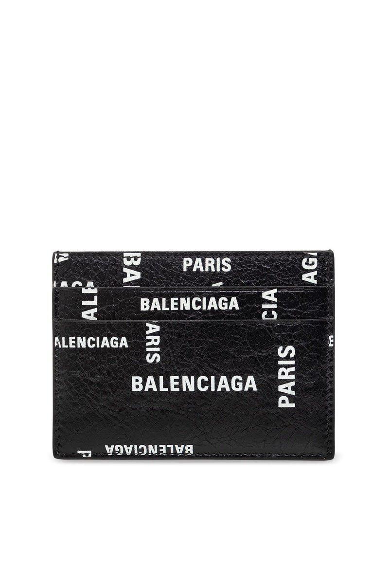 Balenciaga Leather Card Case - Men - Piano Luigi