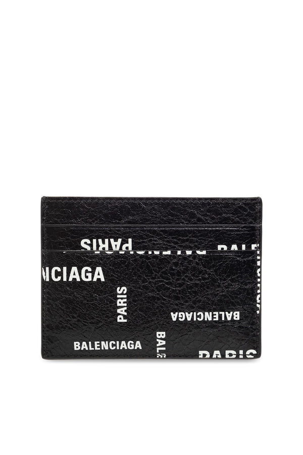 Balenciaga Leather Card Case - Men - Piano Luigi