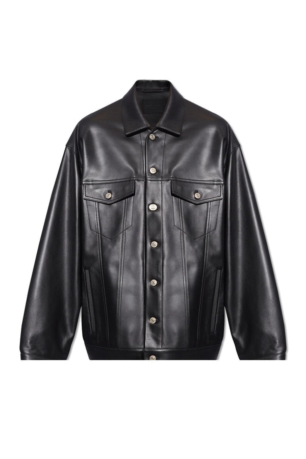 Balenciaga Leather Jacket - Men - Piano Luigi