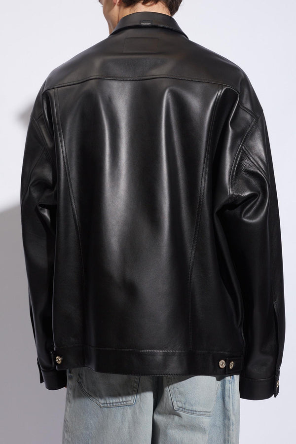 Balenciaga Leather Jacket - Men - Piano Luigi