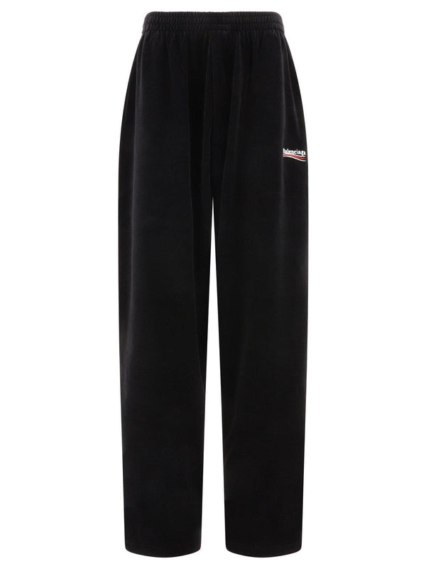 Balenciaga Logo Embroidered Track Pants - Women - Piano Luigi