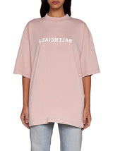 Balenciaga Logo Printed Oversized T-shirt - Women - Piano Luigi