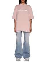 Balenciaga Logo Printed Oversized T-shirt - Women - Piano Luigi