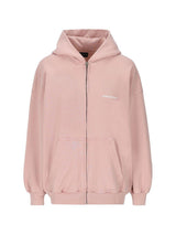 Balenciaga Logo Printed Zip-up Hoodie - Women - Piano Luigi