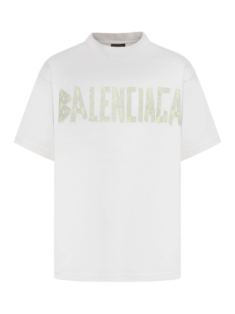 Balenciaga Medium Fit T-shirt Tape Type Vintage Jersey - Men - Piano Luigi