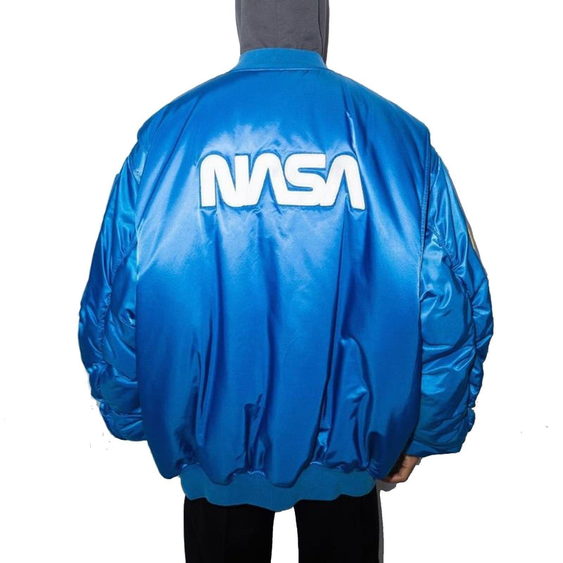 Balenciaga Multi-patch Nasa Bomber Jacket - Men - Piano Luigi