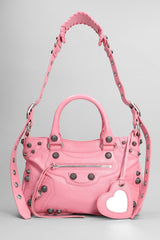 Balenciaga Neo Cagole Tote M Hand Bag In Rose-pink Leather - Women - Piano Luigi