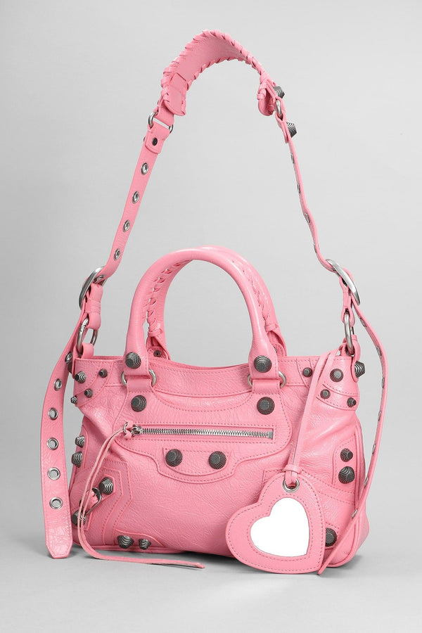 Balenciaga Neo Cagole Tote M Hand Bag In Rose-pink Leather - Women - Piano Luigi