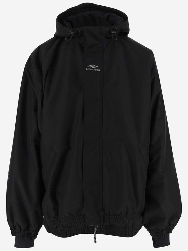 Balenciaga Nylon Jacket With Logo - Men - Piano Luigi