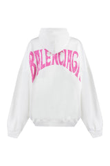 Balenciaga Oversize Cotton Hoodie - Women - Piano Luigi