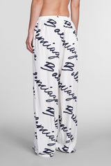 Balenciaga Pants In White Viscose - Women - Piano Luigi