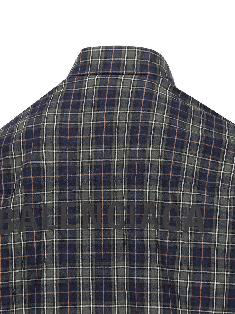 Balenciaga Plaid Long-sleeved Shirt - Men - Piano Luigi