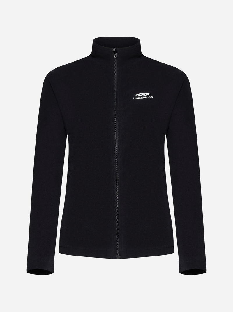 Balenciaga Polar Fleece Zip-up Track Jacket - Women - Piano Luigi