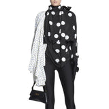 Balenciaga Polka Dot High Neck Top - Women - Piano Luigi