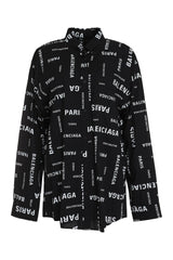 Balenciaga Printed Viscose Shirt - Women - Piano Luigi