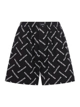 Balenciaga Pyjama Shorts Bal Diagonal Allover Poplin - Men - Piano Luigi