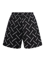 Balenciaga Pyjama Shorts Bal Diagonal Allover Poplin - Men - Piano Luigi