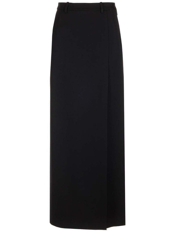 Balenciaga Side Slit Tailored Maxi Skirt - Women - Piano Luigi