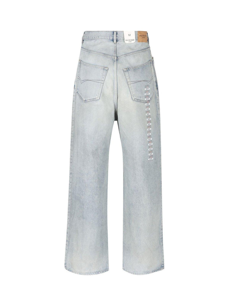 Balenciaga Sticker Baggy Jeans - Men - Piano Luigi