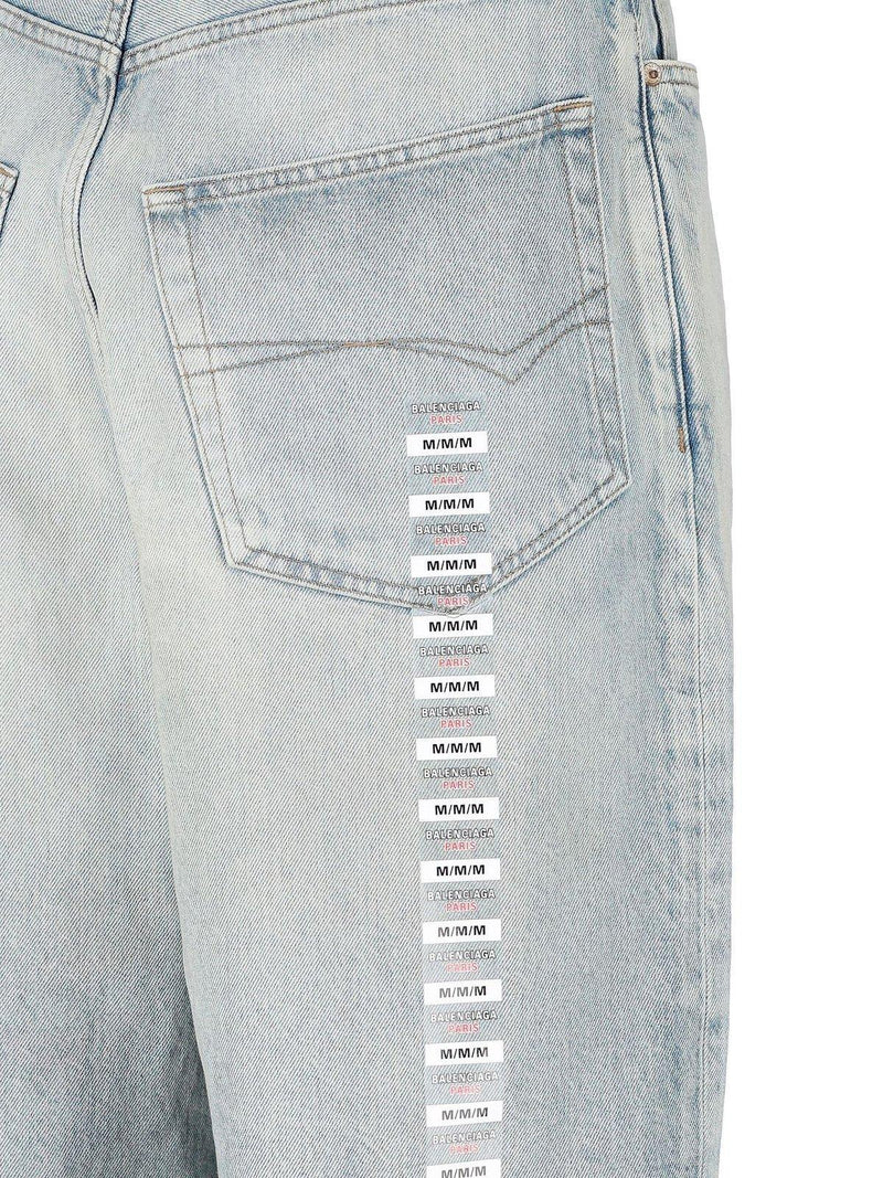 Balenciaga Sticker Baggy Jeans - Men - Piano Luigi