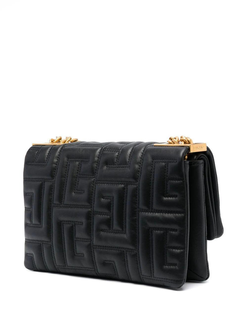 Balmain 1945 Soft Quilted Lambskin Shoulder Bag - Women - Piano Luigi