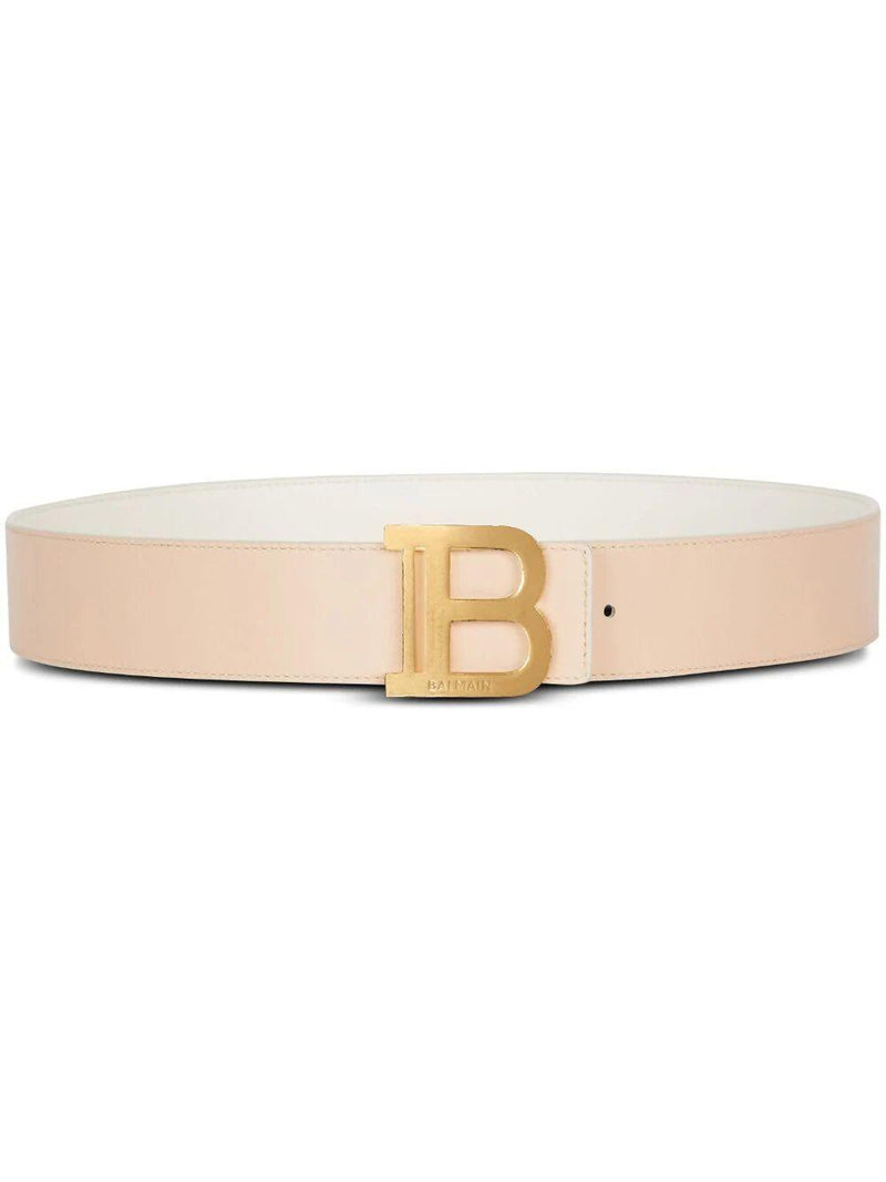 Balmain 4cm Reversible Calfskin Belt - Women - Piano Luigi