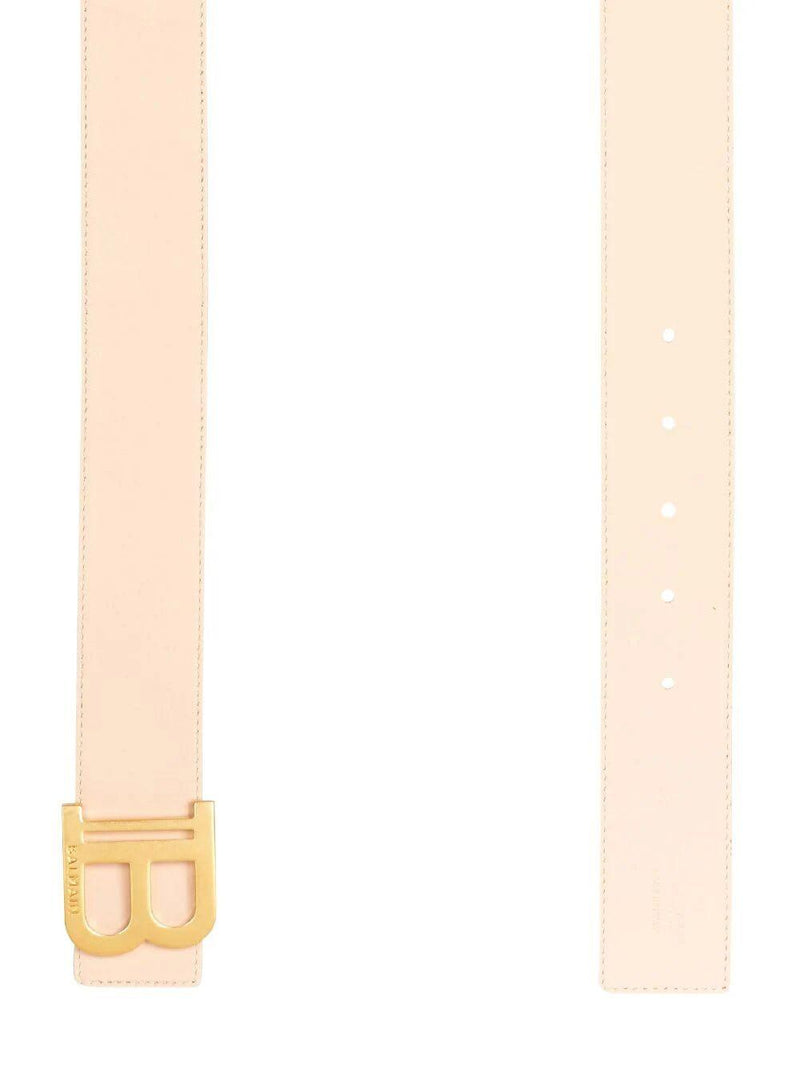 Balmain 4cm Reversible Calfskin Belt - Women - Piano Luigi