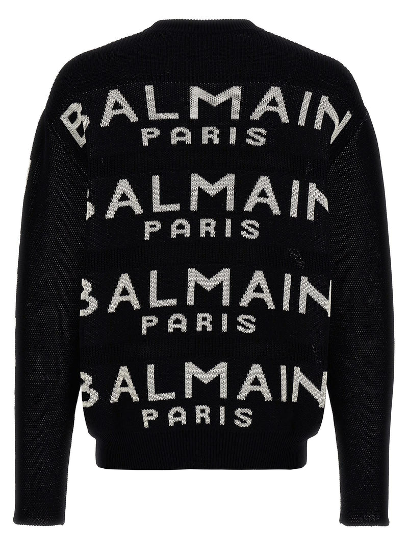 Balmain All-over Logo Sweater - Men - Piano Luigi