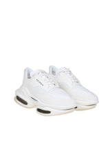 Balmain B-bold Sneakers In White Leather And Suede - Men - Piano Luigi