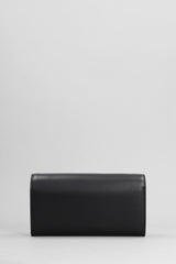 Balmain B Buzz Wallet In Black Leather - Women - Piano Luigi