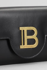 Balmain B Buzz Wallet In Black Leather - Women - Piano Luigi