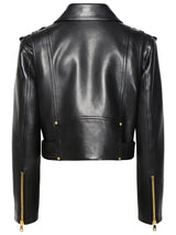 Balmain Black Lambskin Jacket - Women - Piano Luigi