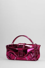 Balmain Blaze Shoulder Bag In Fuxia Leather - Women - Piano Luigi