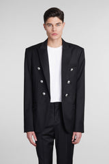 Balmain Blazer In Black Wool - Men - Piano Luigi