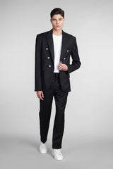 Balmain Blazer In Black Wool - Men - Piano Luigi