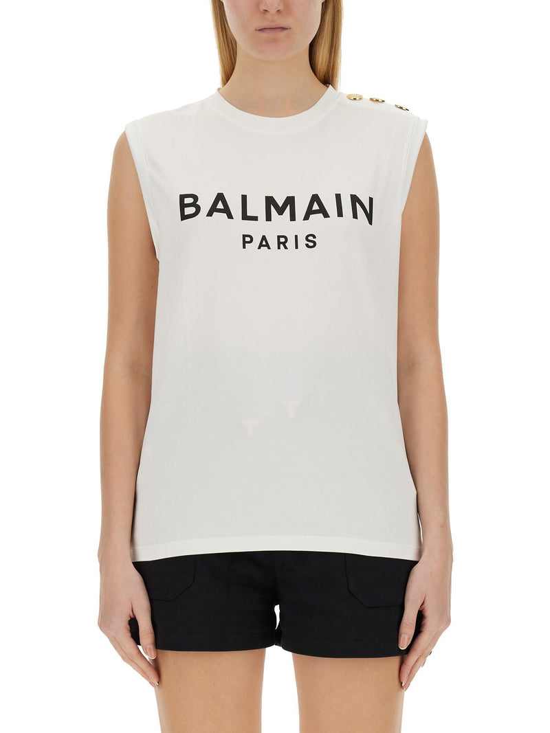 Balmain Camisole With Three Buttons - Women - Piano Luigi