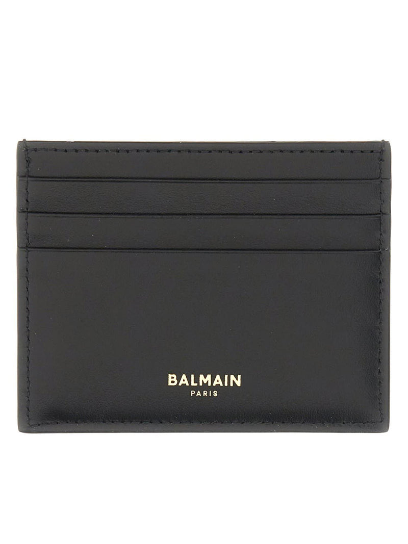 Balmain Card Holder With Logo - Women - Piano Luigi