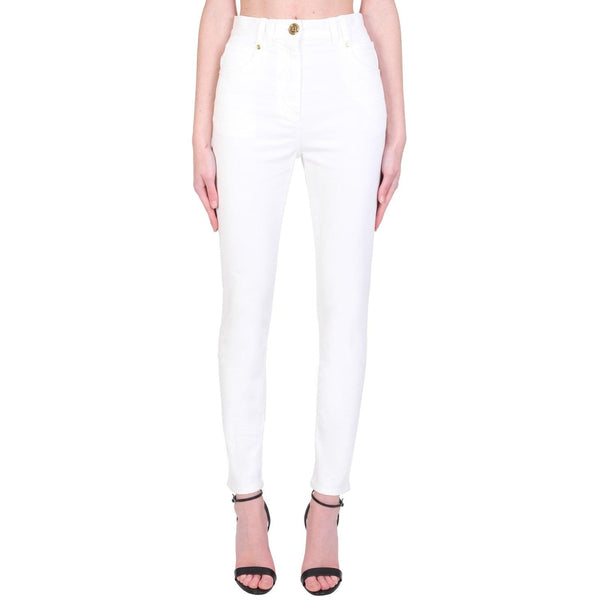 Balmain Cotton Denim Jeans - Women - Piano Luigi