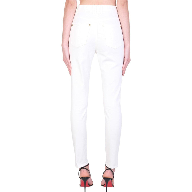 Balmain Cotton Denim Jeans - Women - Piano Luigi