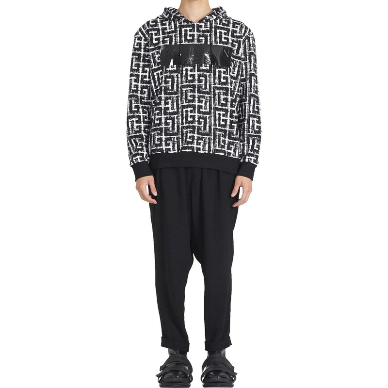 Balmain Cotton Monogrammed Sweatshirt - Men - Piano Luigi