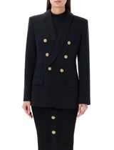 Balmain Crepe Jacket With A Shawl Collar - Women - Piano Luigi