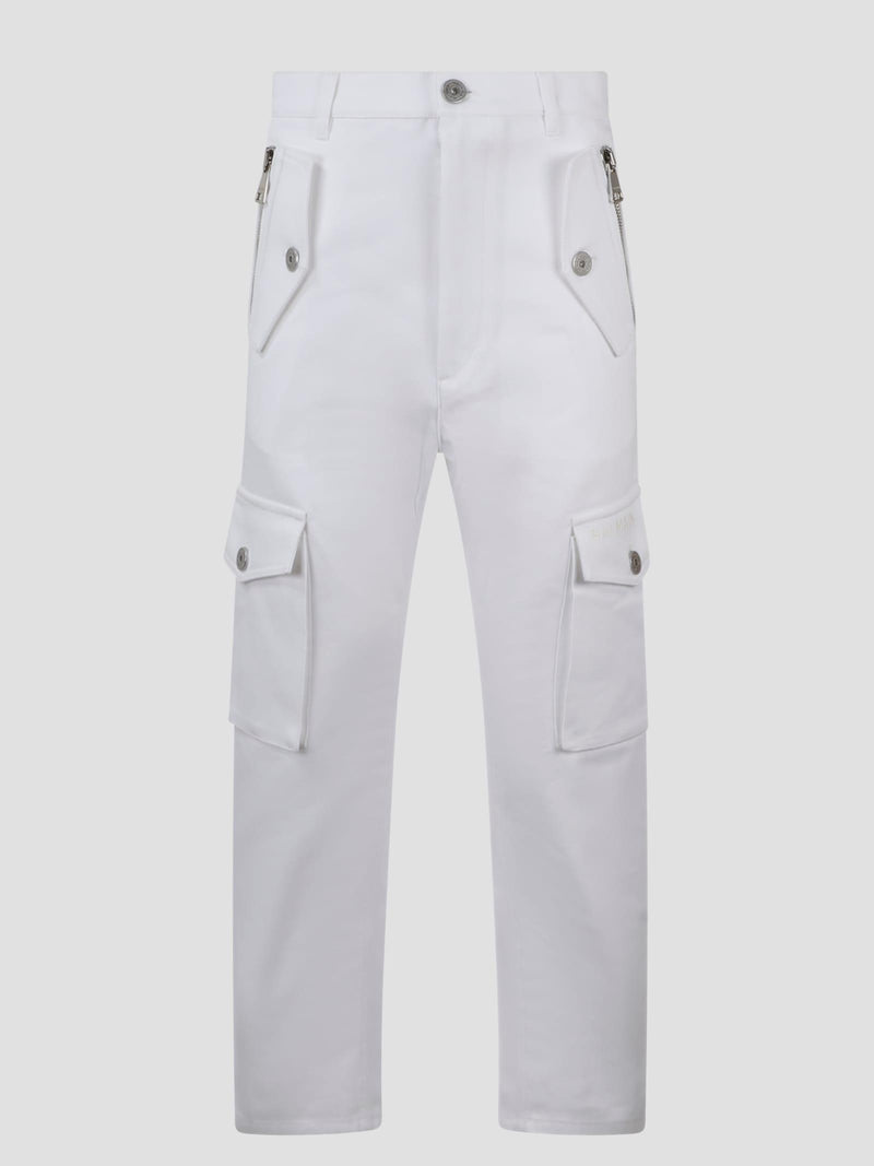 Balmain Cropped Cargo Trouser - Men - Piano Luigi