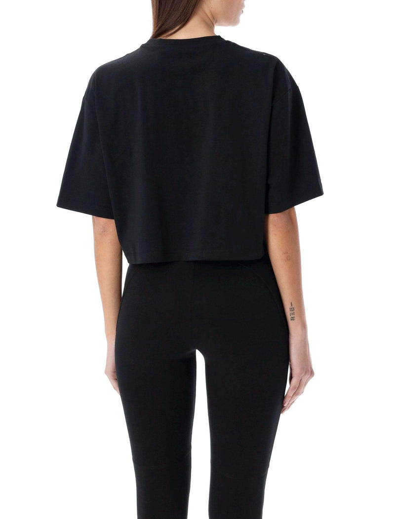 Balmain Cropped Tee - Women - Piano Luigi