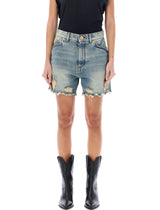 Balmain Denim Shorts - Women - Piano Luigi