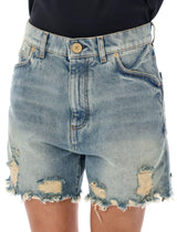 Balmain Denim Shorts - Women - Piano Luigi