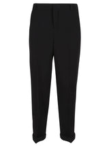 Balmain Double Wool Crepe Straight Pants - Men - Piano Luigi