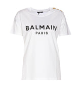 Balmain Ecosustainable Logo T-shirt - Women - Piano Luigi