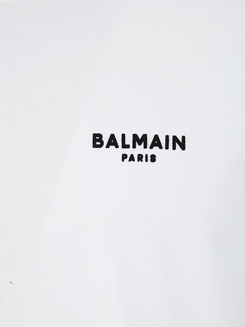 Balmain Flock T-shirt Classic Fit - Men - Piano Luigi