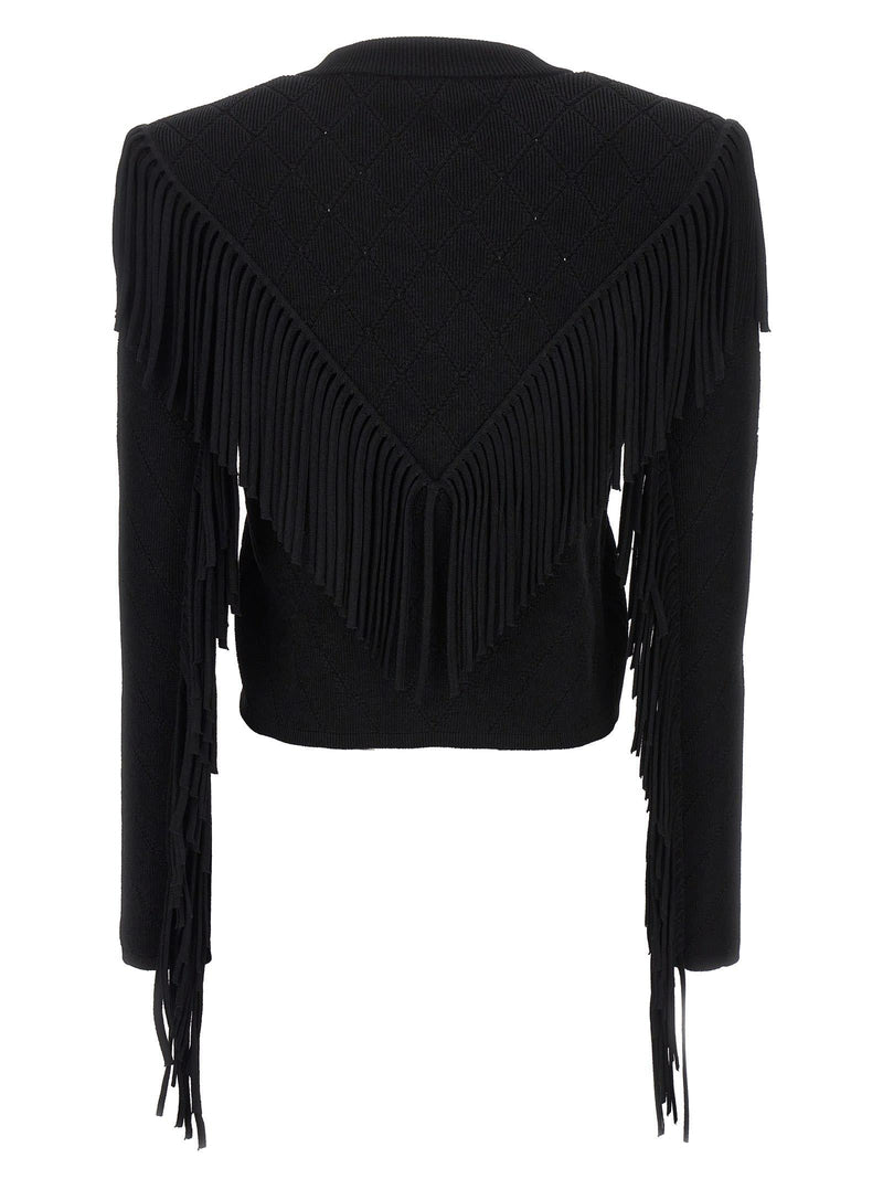 Balmain Fringed Cardigan - Women - Piano Luigi